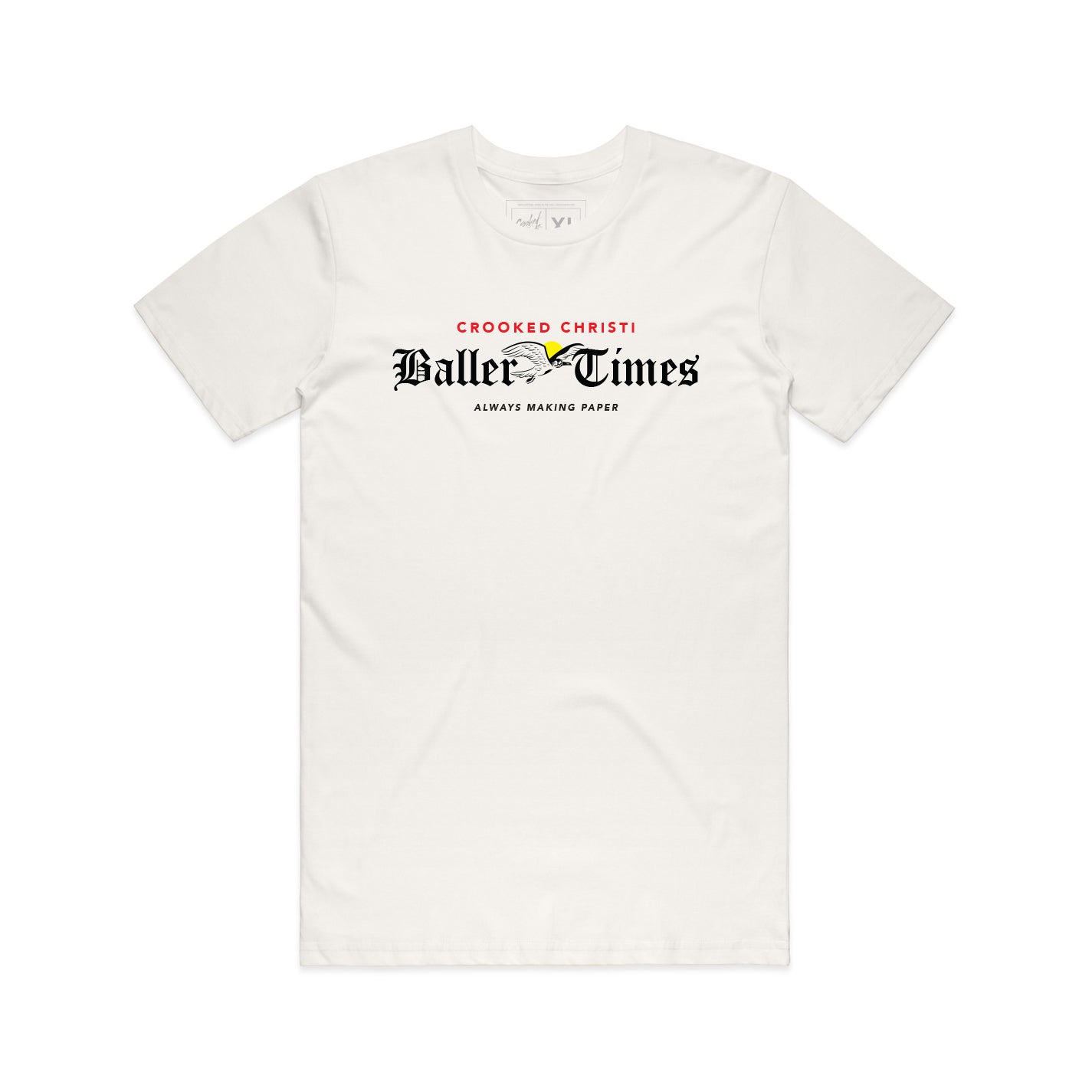 Baller Times Tee - Natural