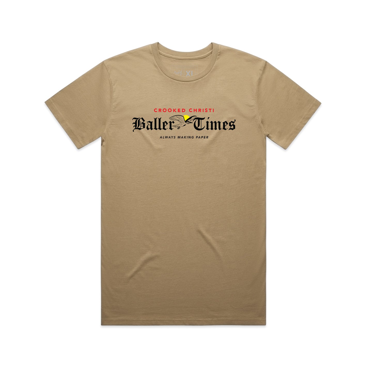 Baller Times Tee - Sand