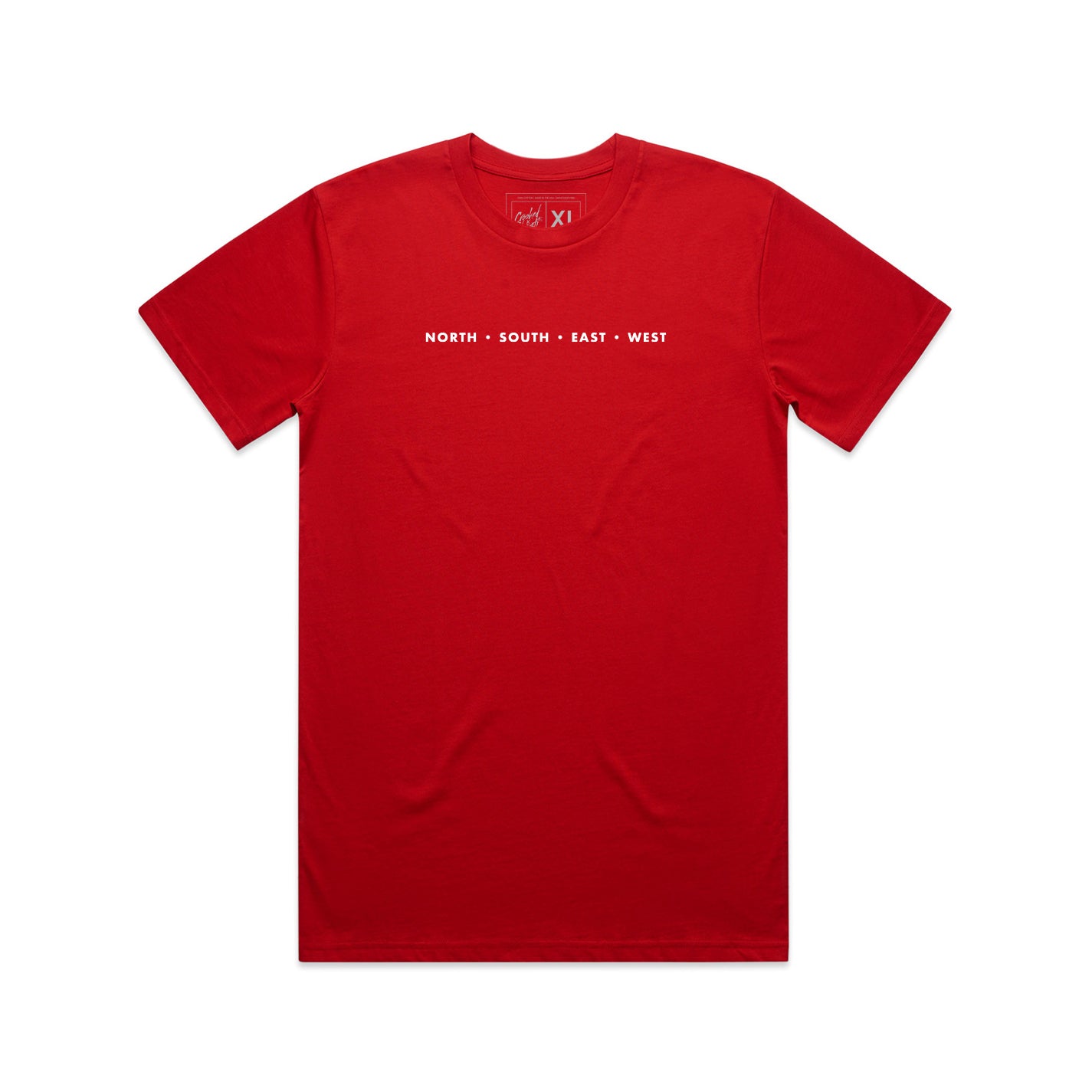 in The Crooked Tee - Red