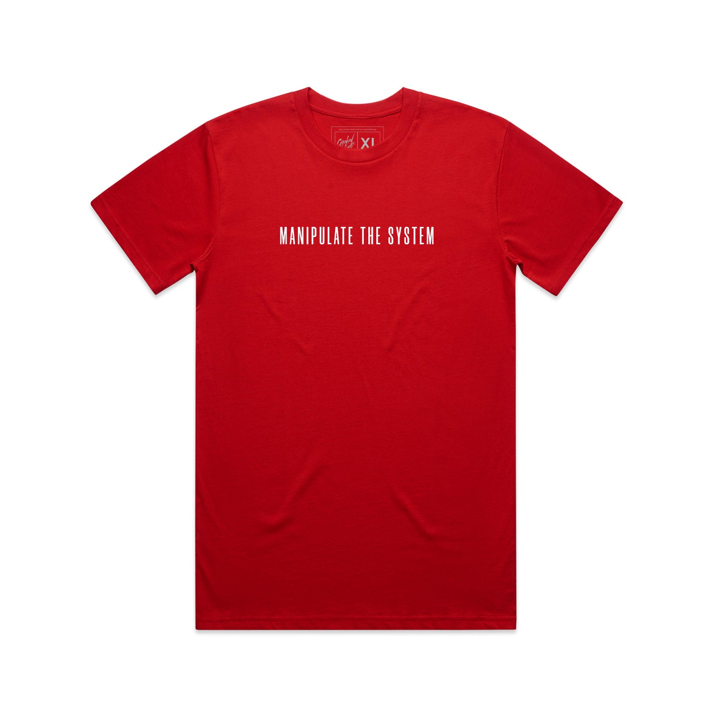 Manipulate The System Tee - Red