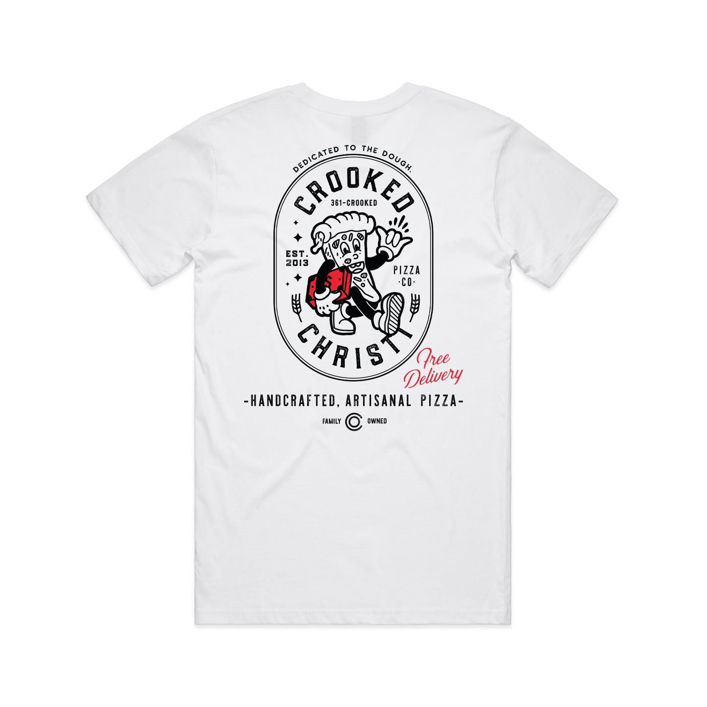 Pizza Shop Tee - White