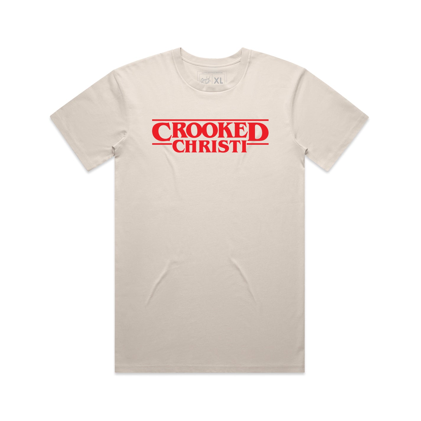 Crooked Christi Things Tee - Bone