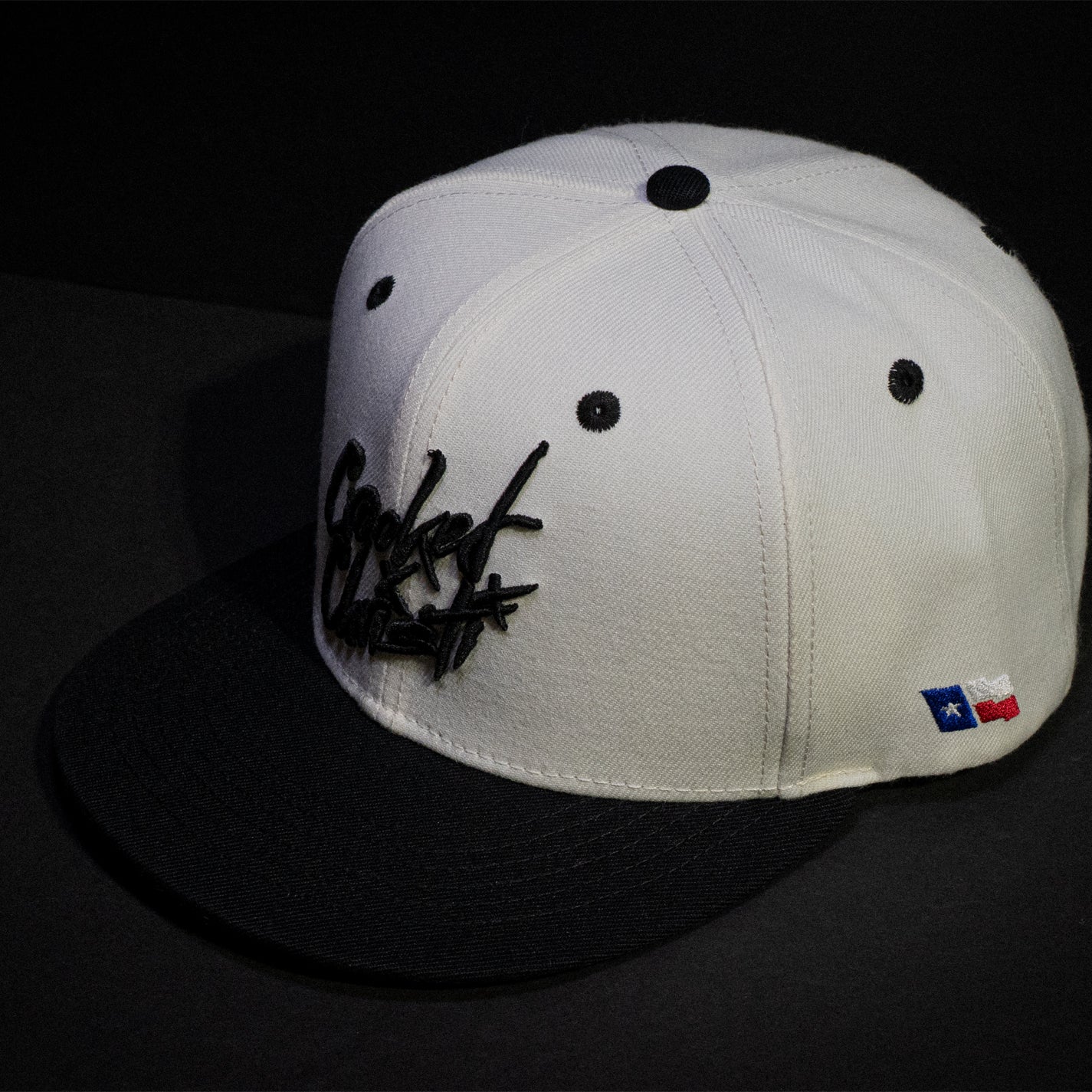 Original Logo Snap Back (Cream/Black) – Crooked Christi