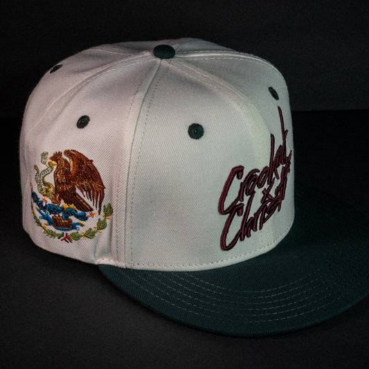 Original Logo Snap Back (Natural/Dark Green)
