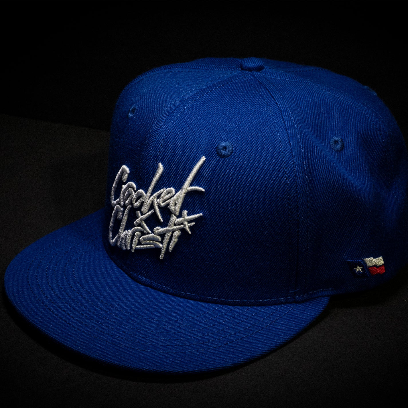 Original Logo Snap Back (Royal/ White) – Crooked Christi