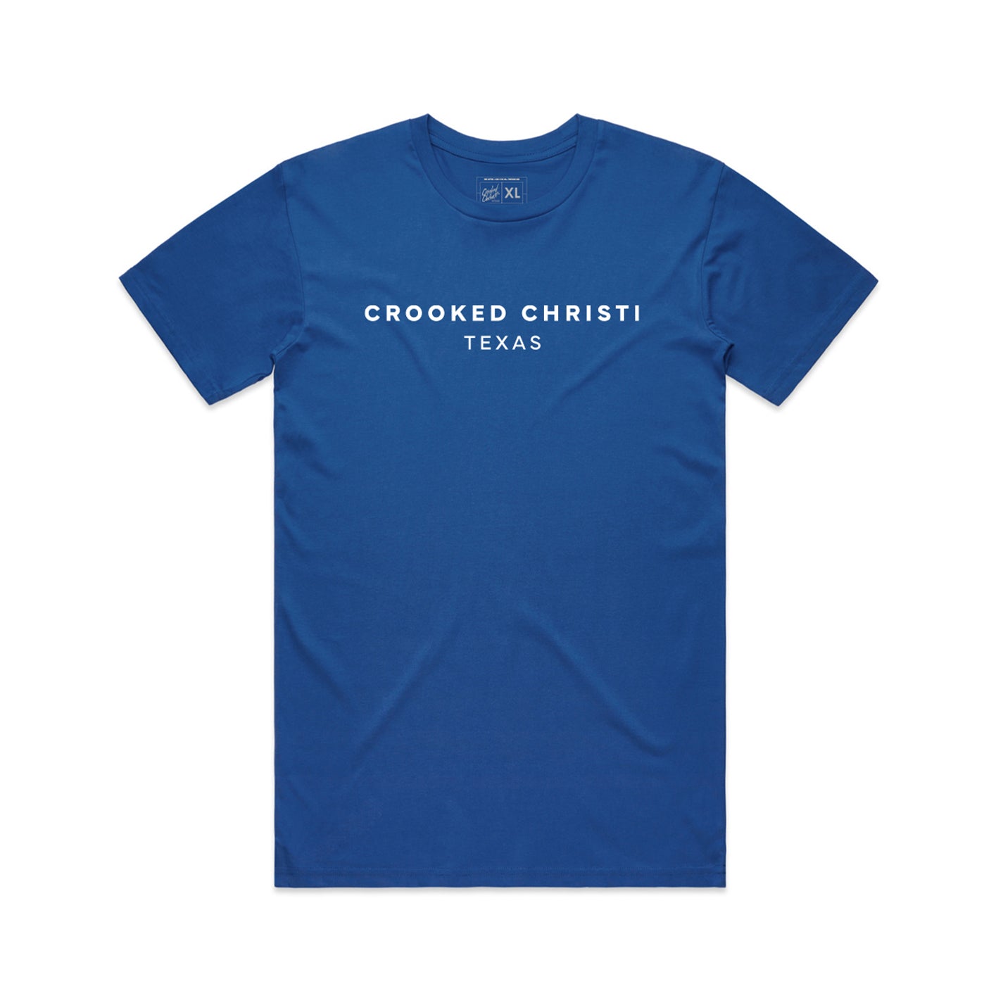 Crooked Christi, Texas Tee - Royal
