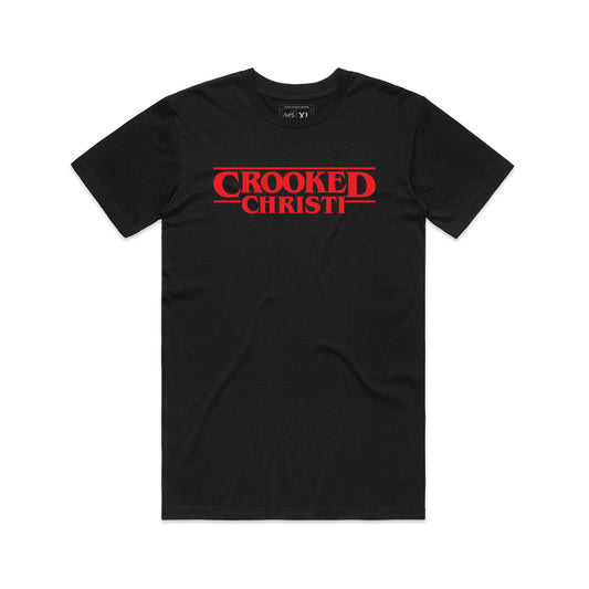 Crooked Christi Things Tee - Black