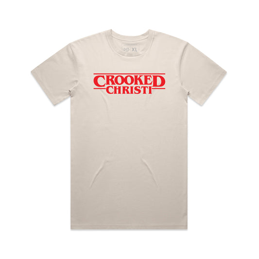 Crooked Christi Things Tee - Bone