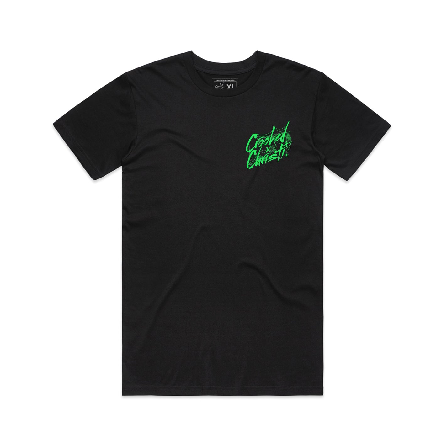 Signature Glow In The Dark Web Tee - Black