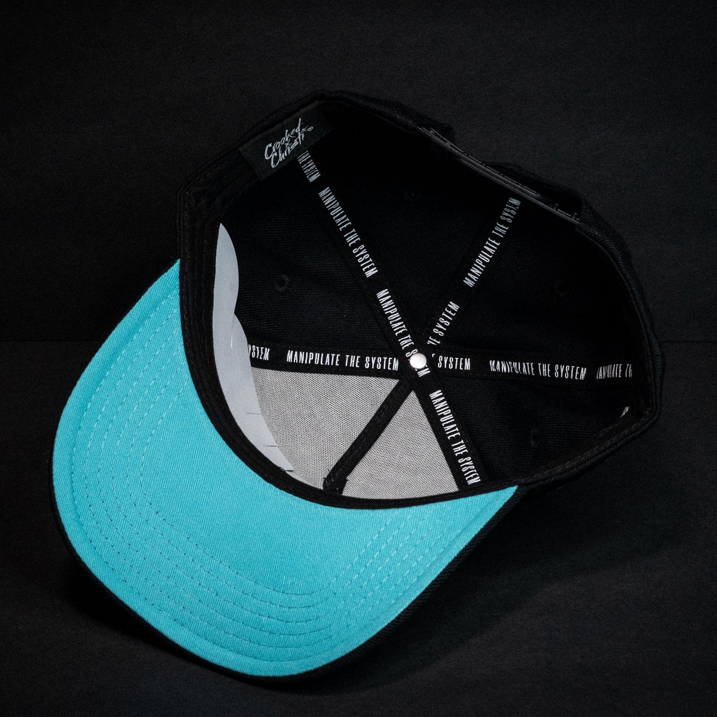 Original Logo Snap Back (Black/ Robin's Egg Blue) Diamond Series #1