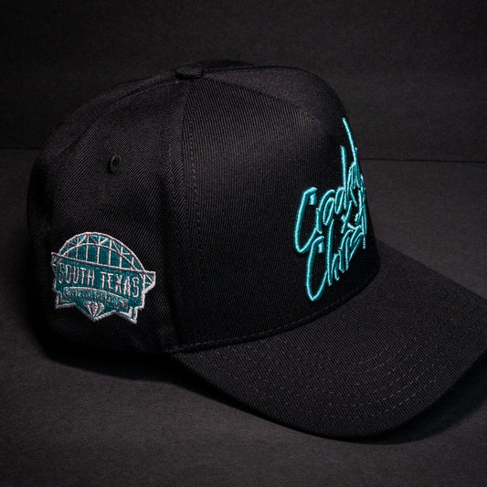 Original Logo Snap Back (Black/ Robin's Egg Blue) Diamond Series #1