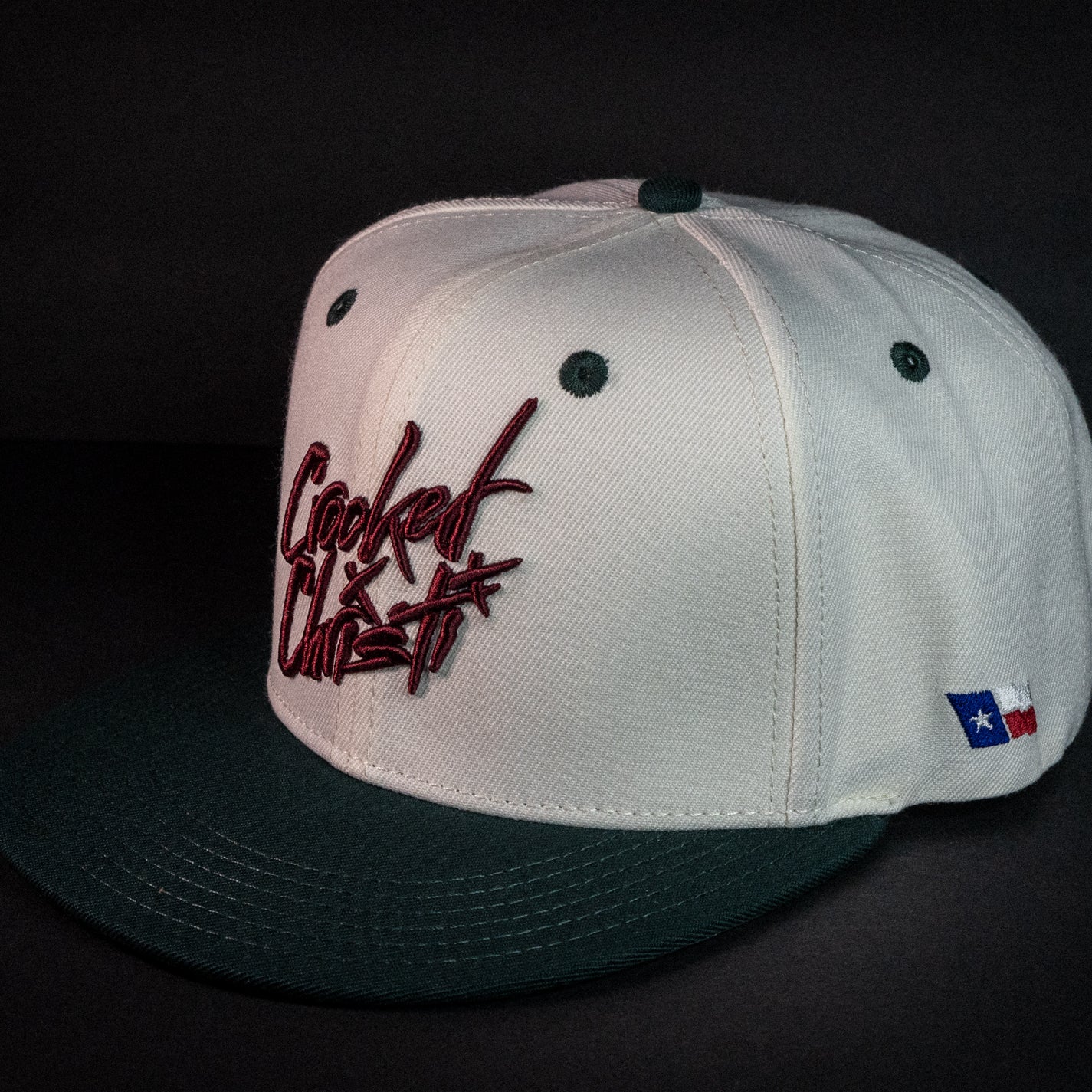 Original Logo Snap Back (Natural/Dark Green)