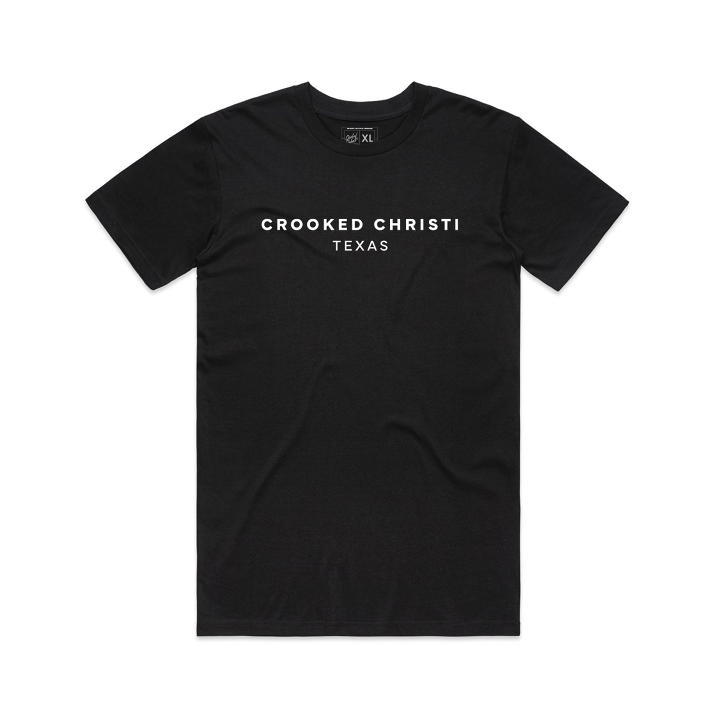 Crooked Christi, Texas Tee - Black