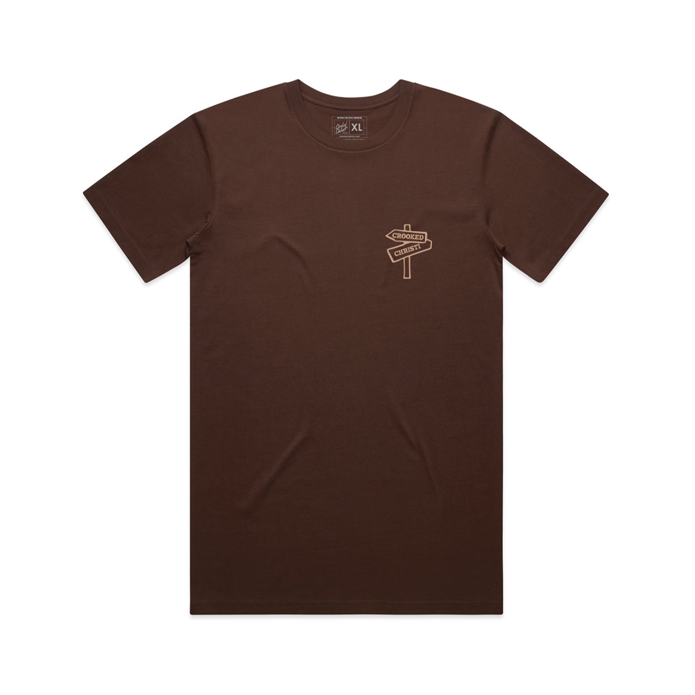 Rodeo Tour Tee – Dark Chocolate | Crooked Christi Streetwear